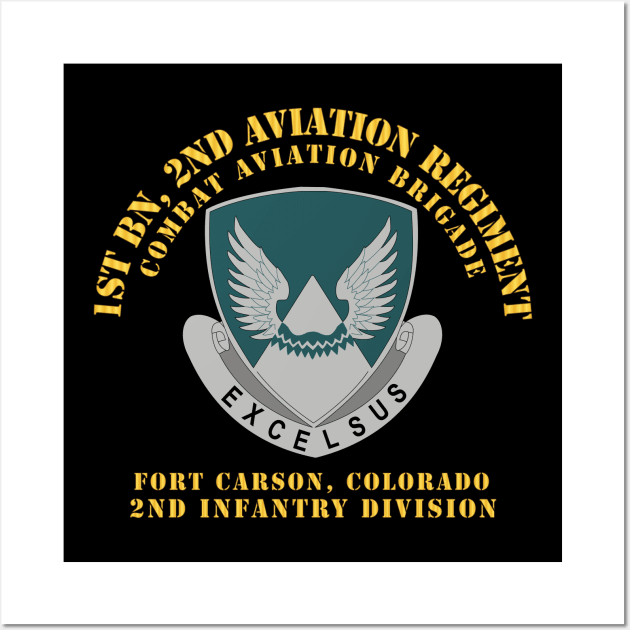 1st Bn 2nd AVN Regiment  - CAB - 2ID - Ft Carson Colorado Wall Art by twix123844